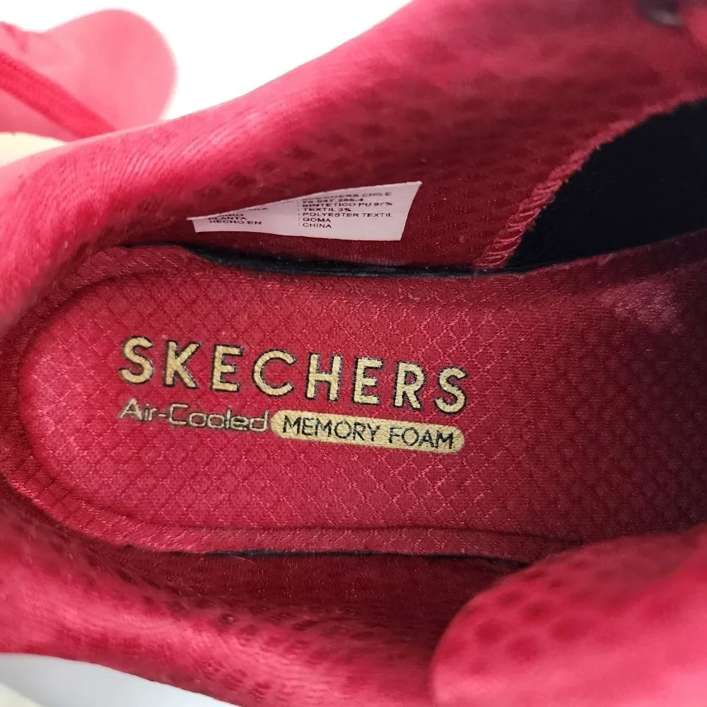 Skechers Women's Red Sneakers Size 6 Memory Foam Athletic Walking Shoes - Picture 11 of 15